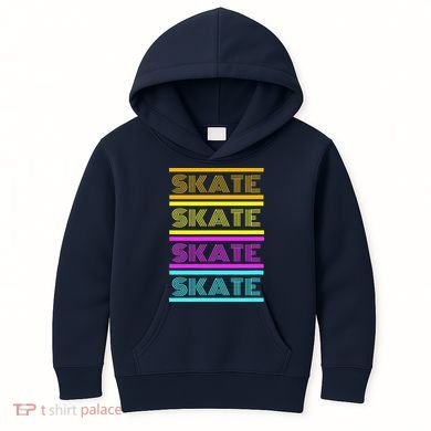 SKATE Roller Skate Kids Hoodie