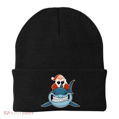 Santa Riding Shark Christmas Shark Beanie