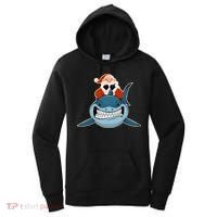 Santa Riding Shark Christmas Shark Women's Hoodie thumb 0