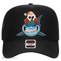 Santa Riding Shark Christmas Shark Hat thumb 0