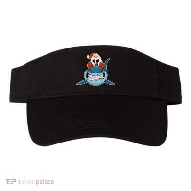 Santa Riding Shark Christmas Shark Visor