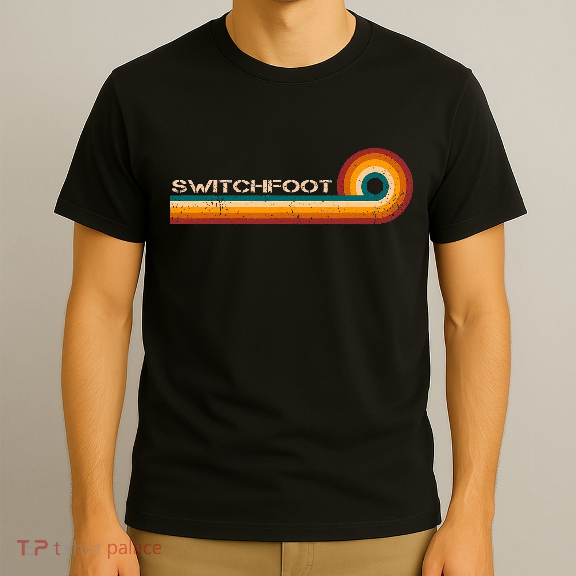 Switchfoot Retro Stripes Musician Vintage T-Shirt