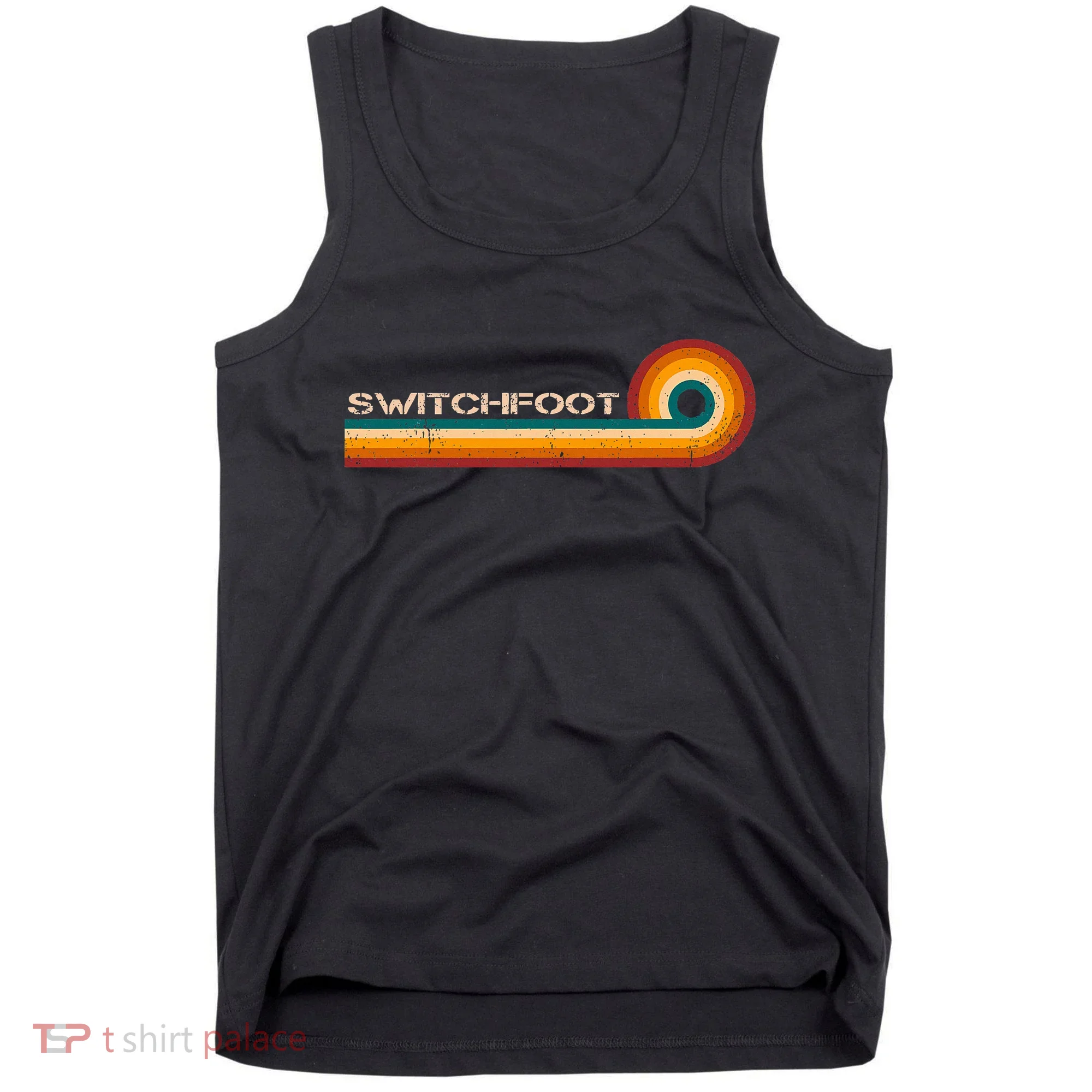 Switchfoot Retro Stripes Musician Vintage Tank Top