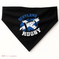 Scotland Rugby Scottish Scotland Flag USA-Made Doggie Bandana thumb 0