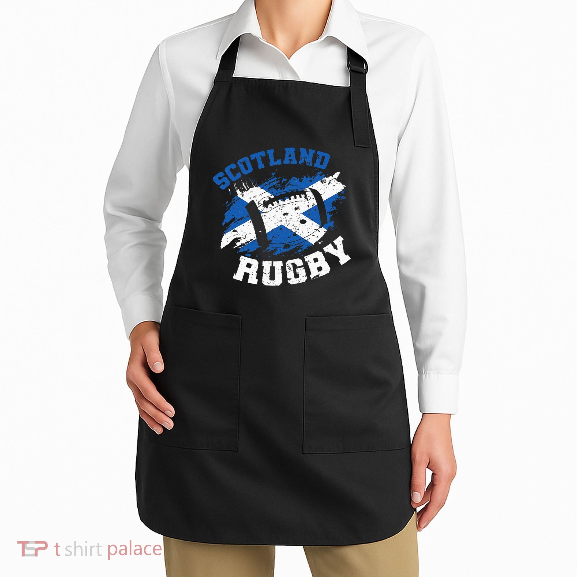 Scotland Rugby Scottish Scotland Flag Apron