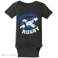 Scotland Rugby Scottish Scotland Flag Baby Bodysuit thumb 0
