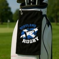 Scotland Rugby Scottish Scotland Flag Golf Towel thumb 2