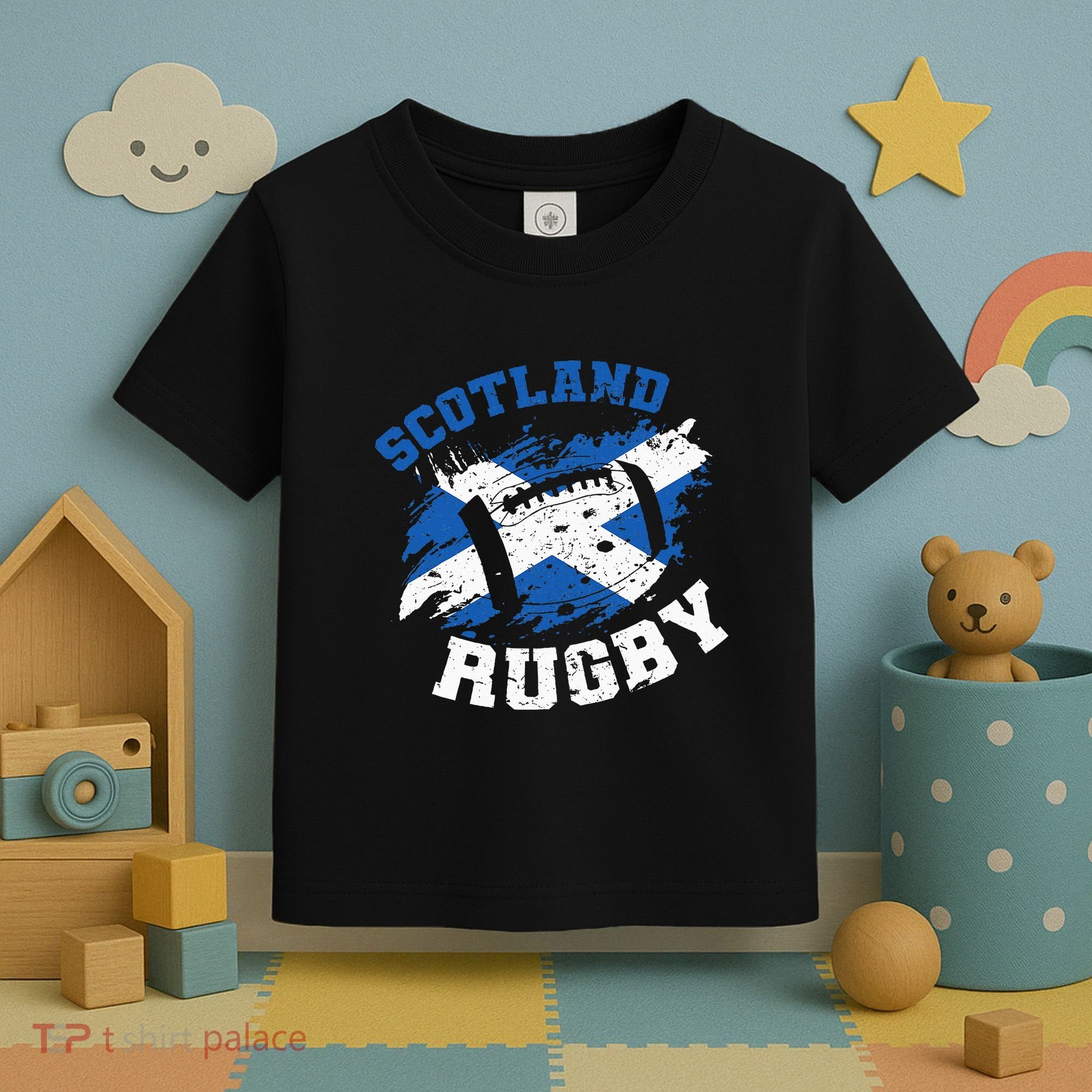 Scotland Rugby Scottish Scotland Flag Toddler T-Shirt
