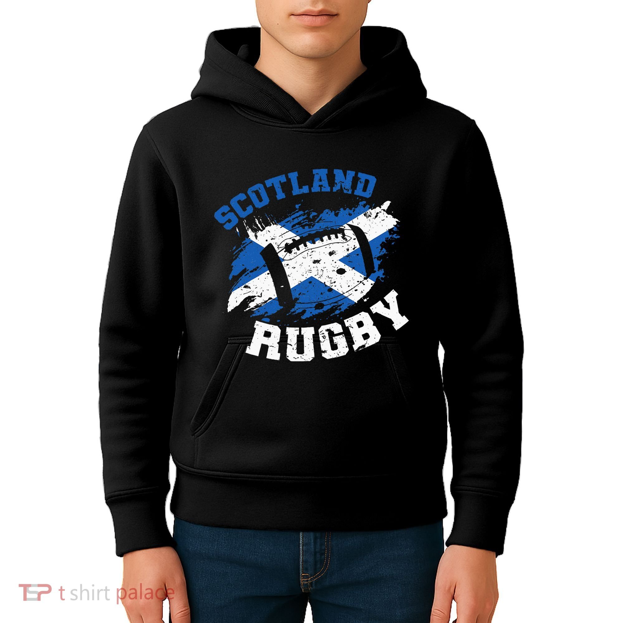 Scotland Rugby Scottish Scotland Flag Kids Hoodie