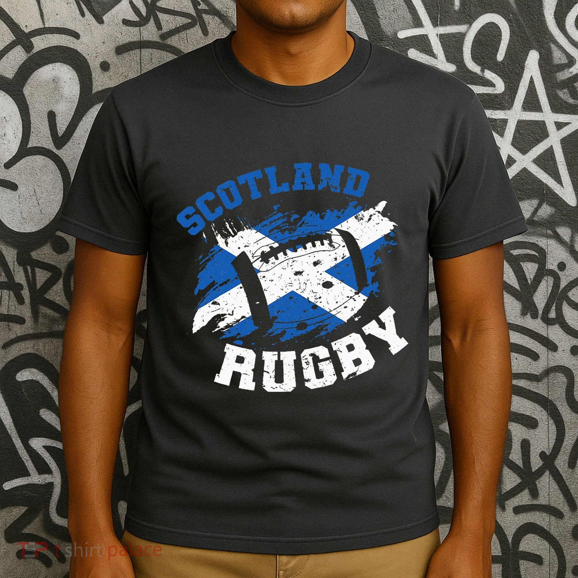 Scotland Rugby Scottish Scotland Flag T-Shirt