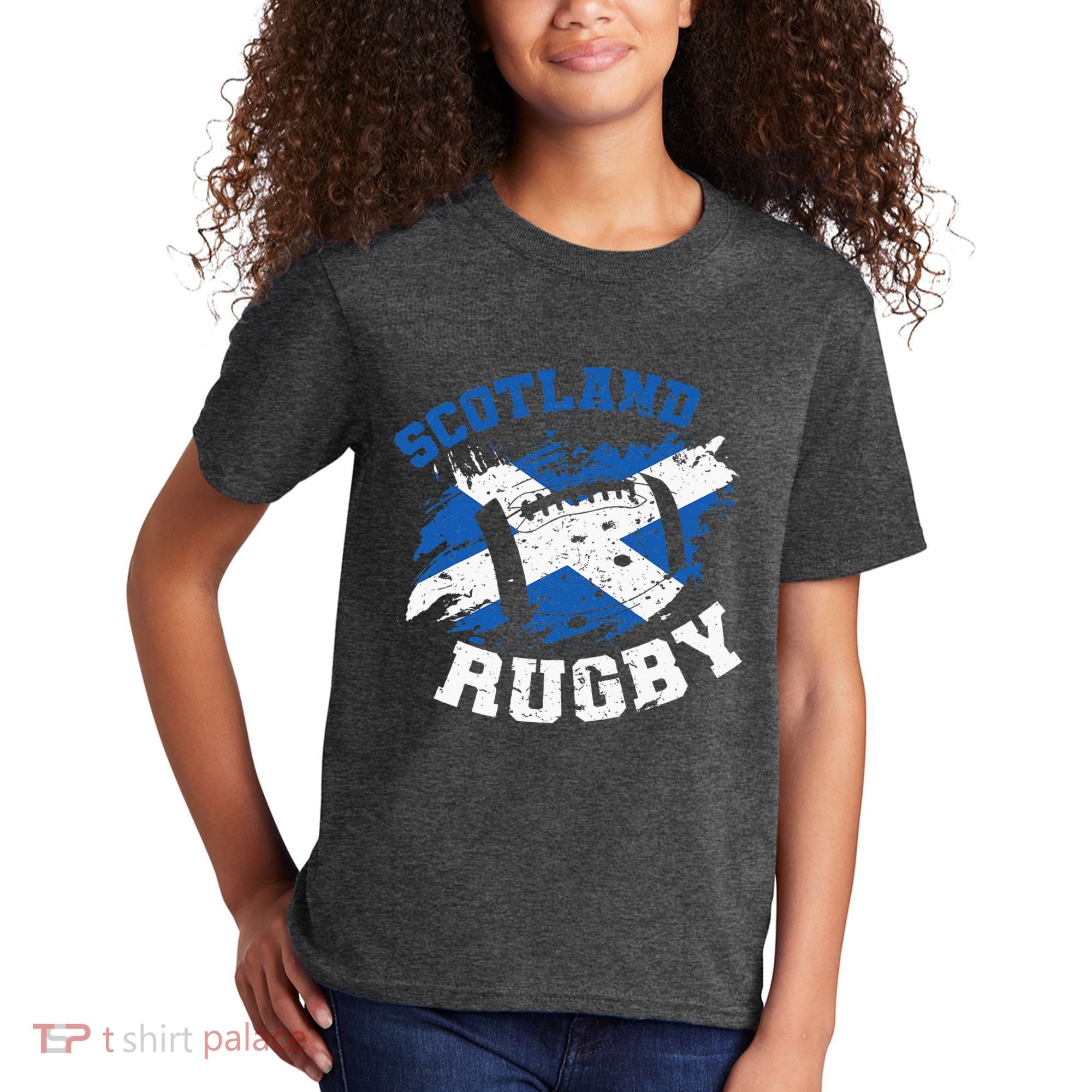 Scotland Rugby Scottish Scotland Flag Kids T-Shirt