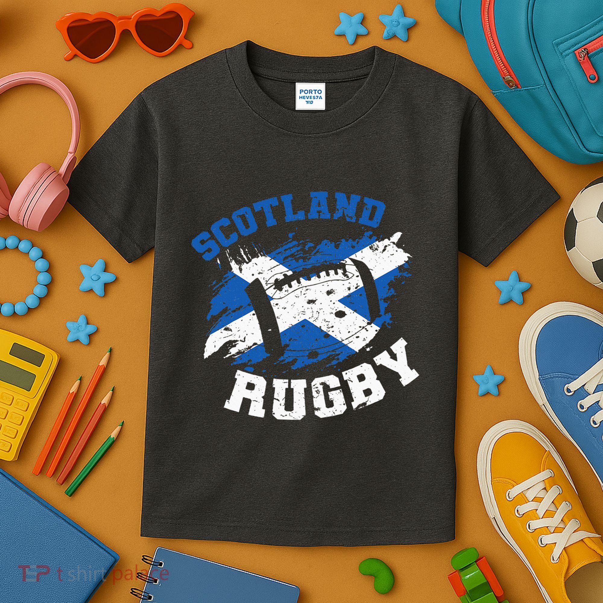 Scotland Rugby Scottish Scotland Flag Kids T-Shirt