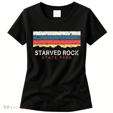 Starved Rock State Park Vintage Souvenirs Illinois Women's T-Shirt
