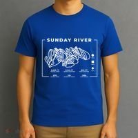 Sunday River Ski Trail Snowboard Skiing Maine Skier Cool Gift T-Shirt thumb 3