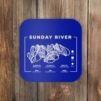 Sunday River Ski Trail Snowboard Skiing Maine Skier Cool Gift Coaster thumb 0