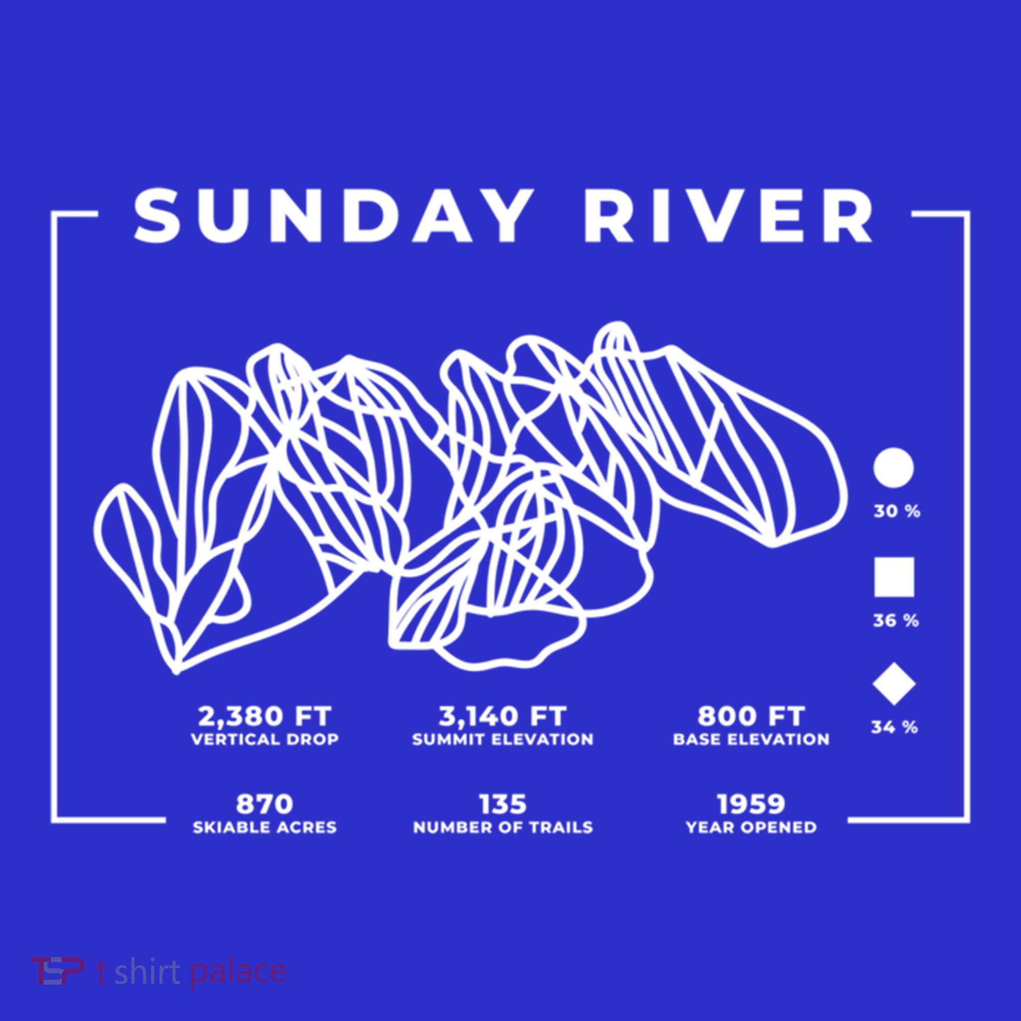 Sunday River Ski Trail Snowboard Skiing Maine Skier Cool Gift Coaster
