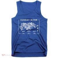 Sunday River Ski Trail Snowboard Skiing Maine Skier Cool Gift Tank Top thumb 0