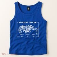 Sunday River Ski Trail Snowboard Skiing Maine Skier Cool Gift Tank Top thumb 2