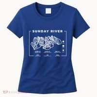 Sunday River Ski Trail Snowboard Skiing Maine Skier Cool Gift Women's T-Shirt thumb 0