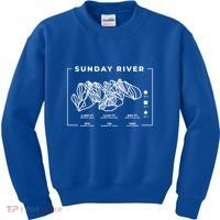 Sunday River Ski Trail Snowboard Skiing Maine Skier Cool Gift Kids Sweatshirt thumb 0