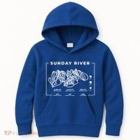 Sunday River Ski Trail Snowboard Skiing Maine Skier Cool Gift Kids Hoodie thumb 0