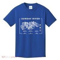Sunday River Ski Trail Snowboard Skiing Maine Skier Cool Gift Kids T-Shirt thumb 0