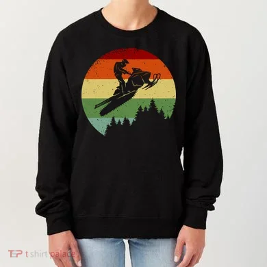 Snowmobile Retro Women's Sweatshirt