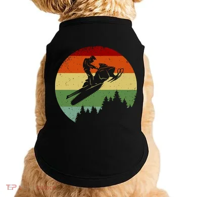 Snowmobile Retro Doggie Tank