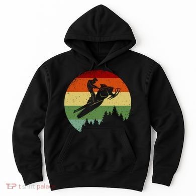 Snowmobile Retro Hoodie