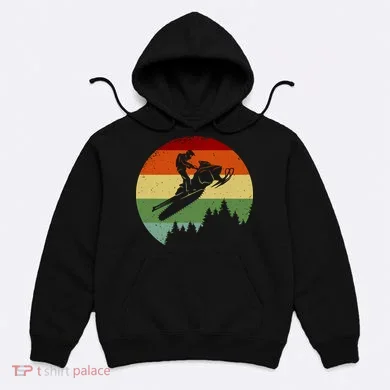 Snowmobile Retro Hoodie