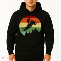 Snowmobile Retro Hoodie thumb 2