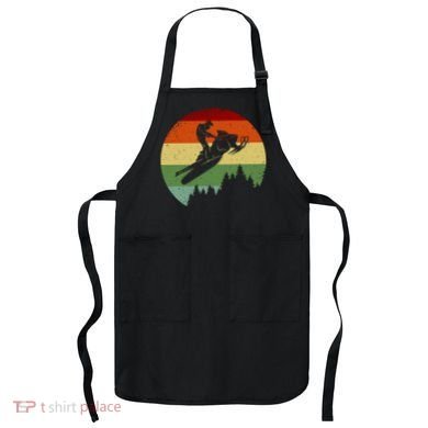 Snowmobile Retro Apron