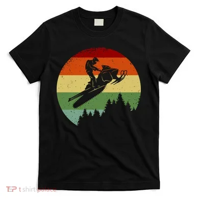 Snowmobile Retro T-Shirt