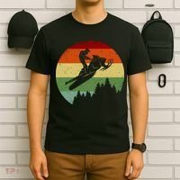 Snowmobile Retro T-Shirt thumb 6