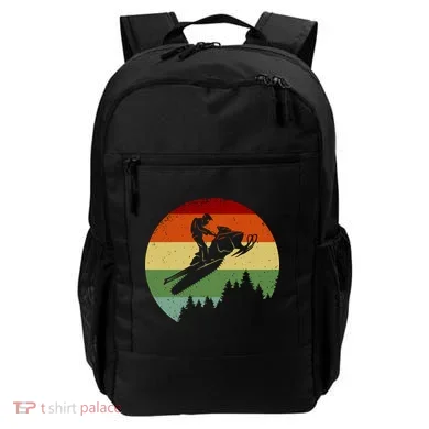 Snowmobile Retro Backpack