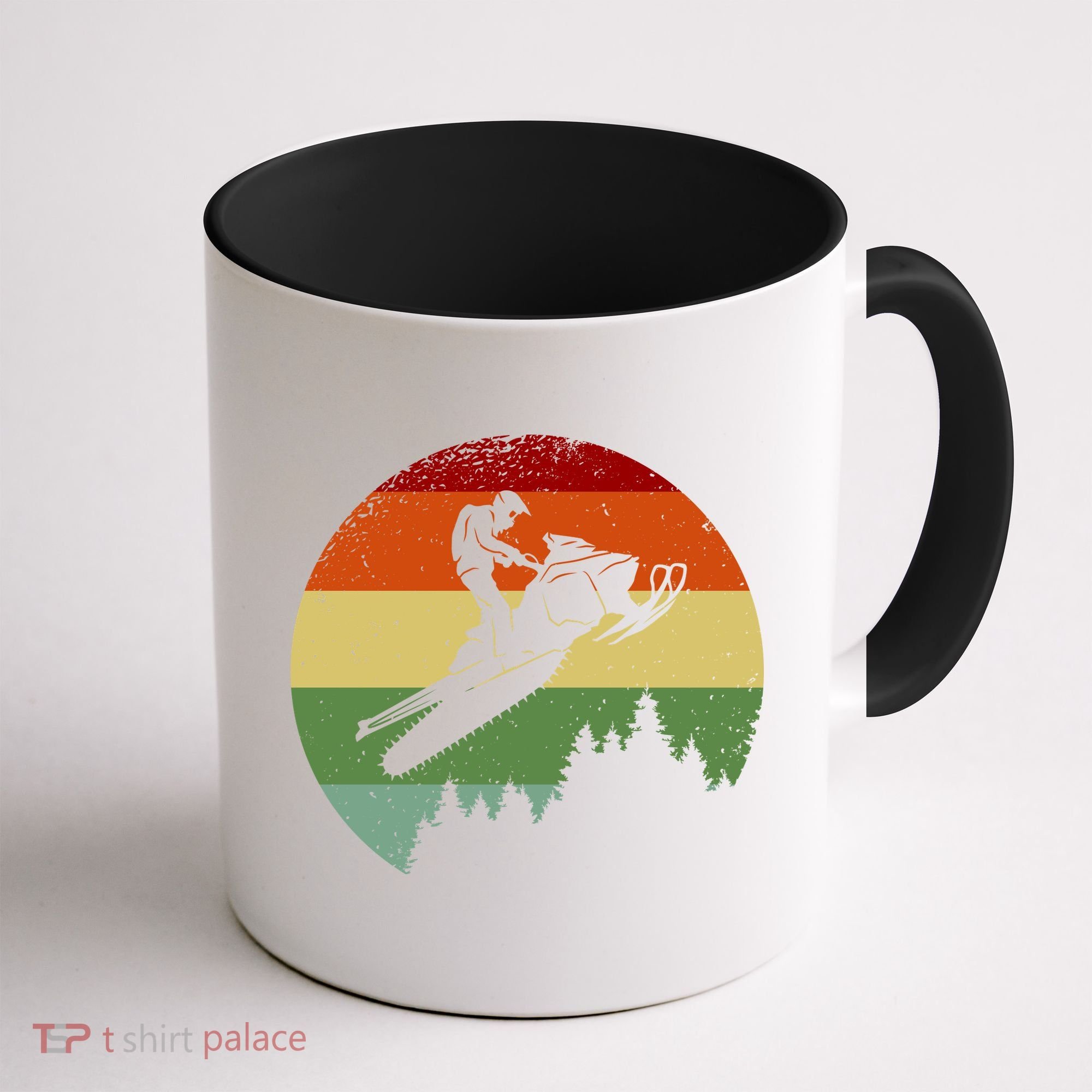 Snowmobile Retro Coffee Mug