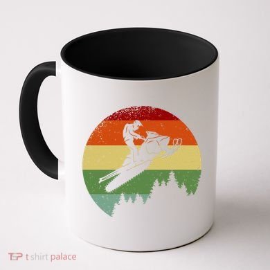 Snowmobile Retro Coffee Mug