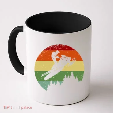 Snowmobile Retro Coffee Mug