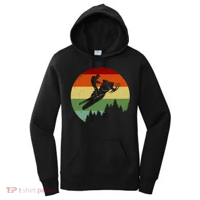 Snowmobile Retro Women's Hoodie