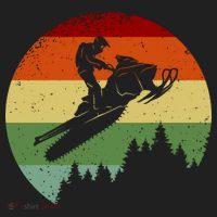 Snowmobile Retro Tumbler thumb 3