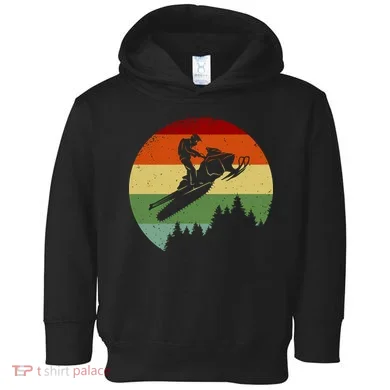 Snowmobile Retro Toddler Hoodie