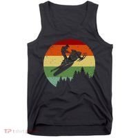 Snowmobile Retro Tank Top thumb 0
