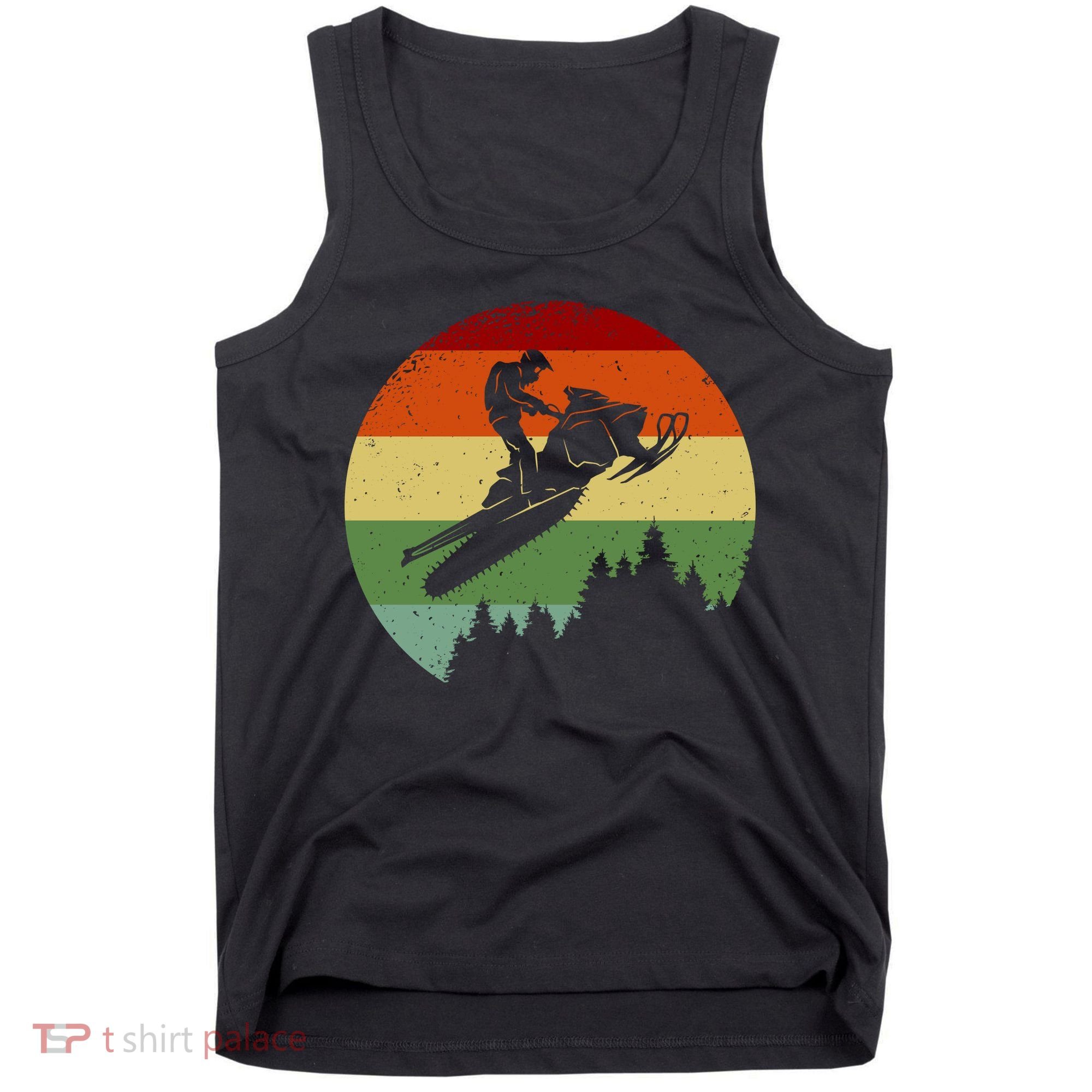 Snowmobile Retro Tank Top