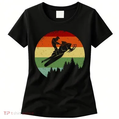 Snowmobile Retro Women's T-Shirt