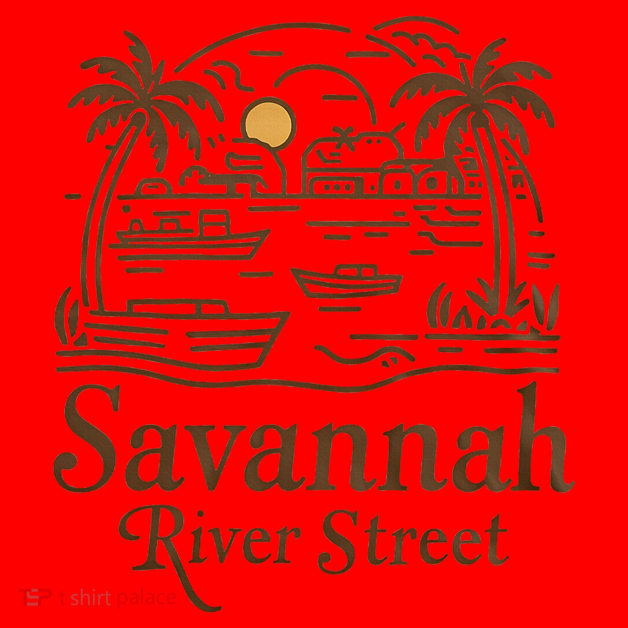 Savannah River Street Georgia Souvenir Santa Hat