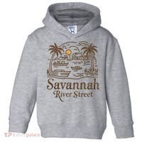 Savannah River Street Georgia Souvenir Toddler Hoodie thumb 0