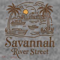Savannah River Street Georgia Souvenir Toddler Hoodie thumb 2