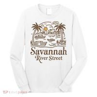 Savannah River Street Georgia Souvenir Long Sleeve Shirt thumb 0