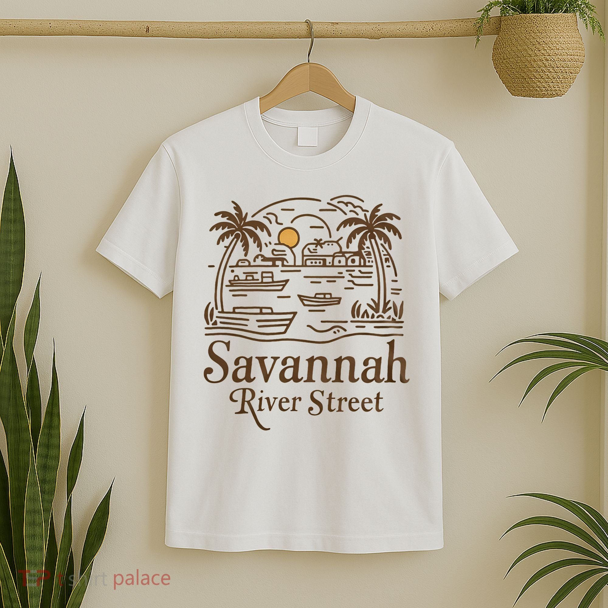 Savannah River Street Georgia Souvenir T-Shirt