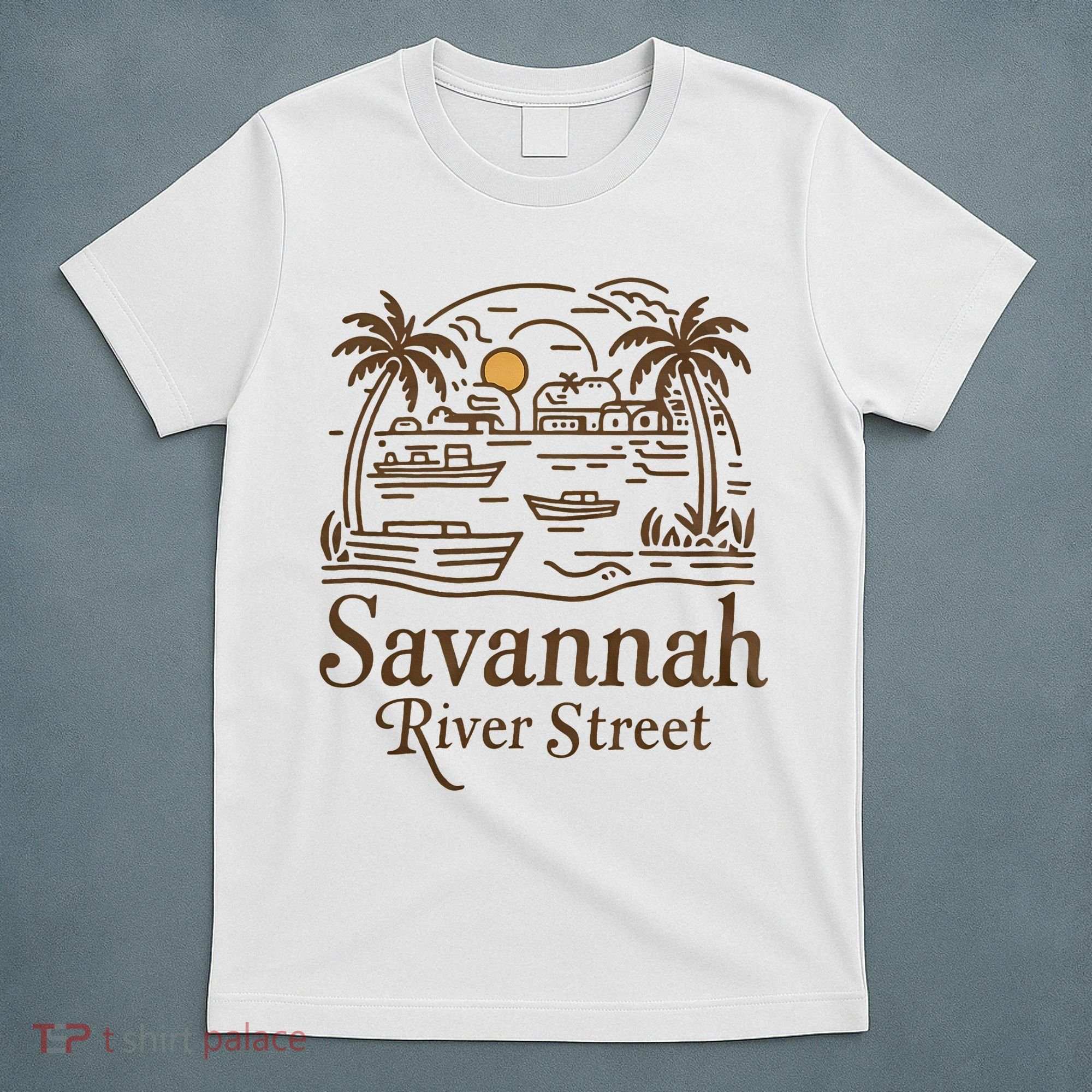 Savannah River Street Georgia Souvenir T-Shirt